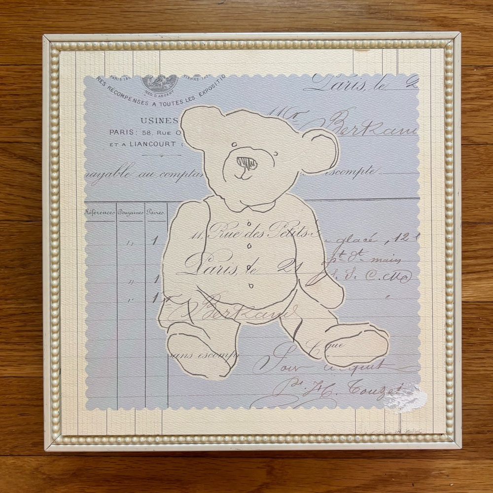 Z Studio Vintage Teddy Bear Wall Art